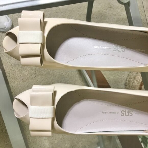 SAS Women’s AVA Peep Toe Wedge Pumps Size 7.5M - Picture 12 of 14